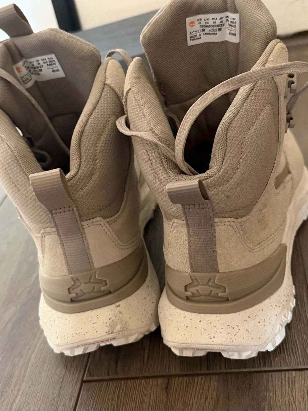 Timberland Men's Beige/Tan Trail-Ready High-Top Boots